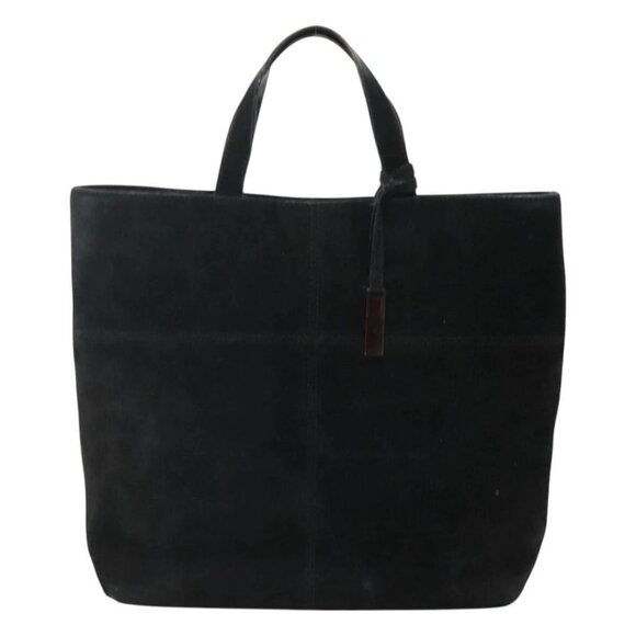 GUCCI Hand Bag Suede Black 002 2113 0475 Auth - Picture 10 of 16